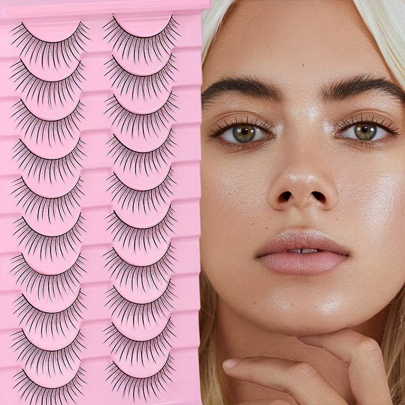 Fluffy Faux Mink Lashes Natural Look 10Pairs