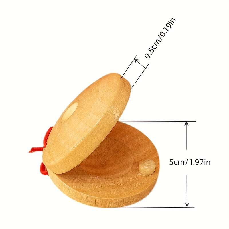Red Percussion Rattle & Sand Egg Combo for Kids