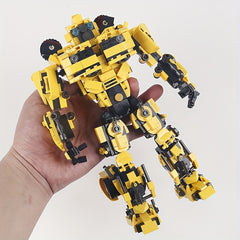 1000 pcs Transforming Robot and Car Building Blocks Set