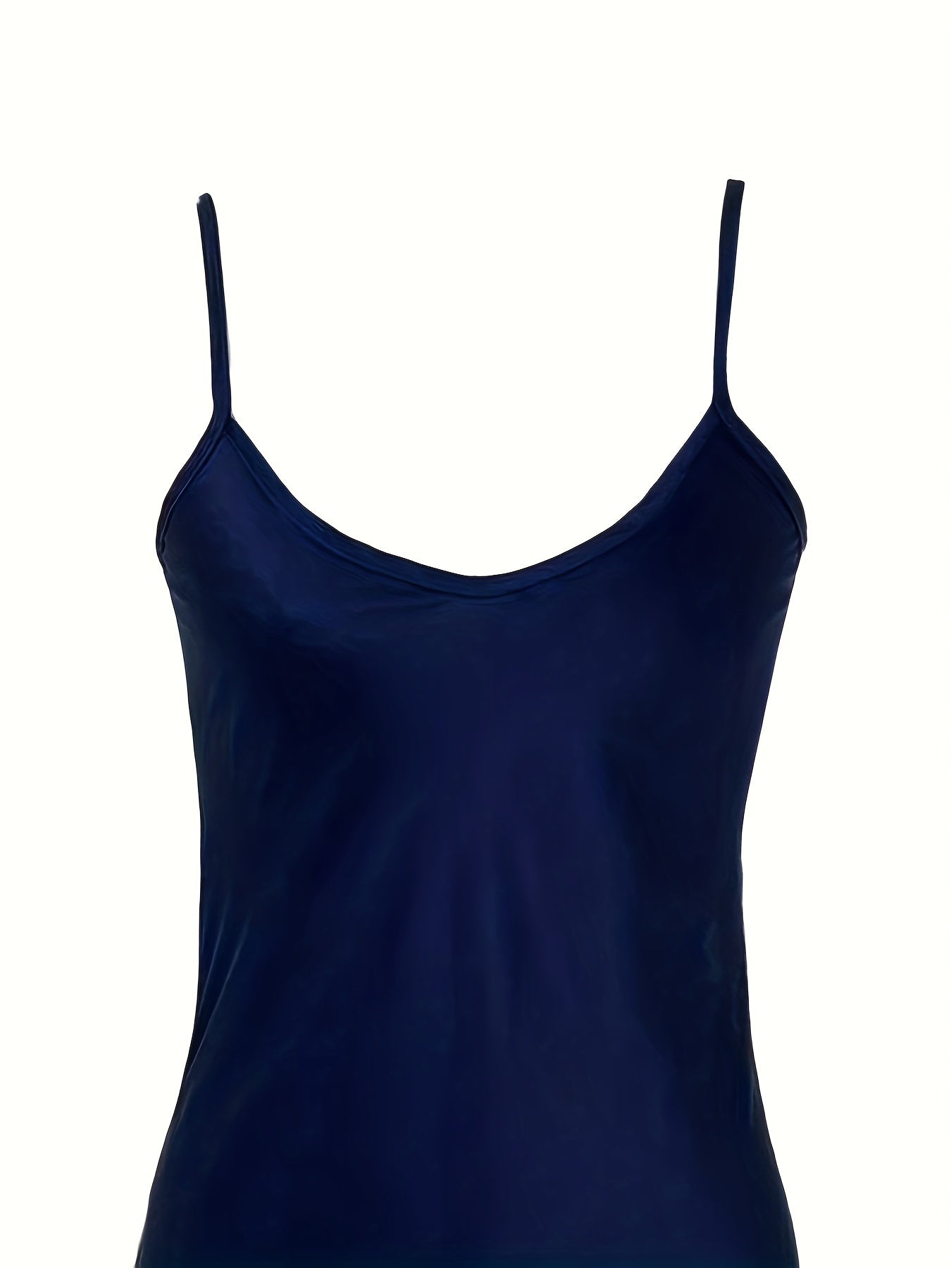 Satin Slip Lounge Dress Spaghetti Strap Home Dress Women's Loungewear
