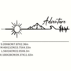 Adventure Outdoor Vinyl Stickers Camping Car SUV Decoration Stickers