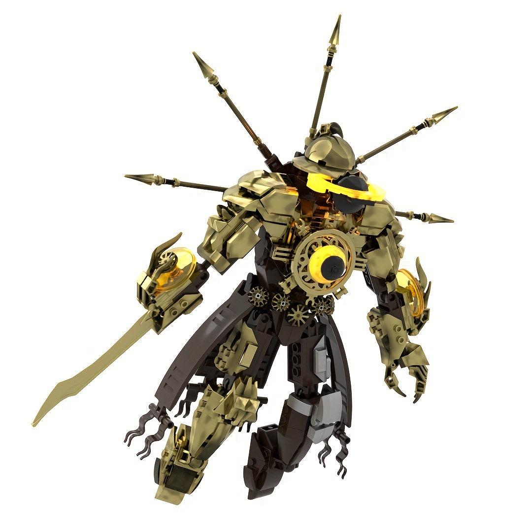 Clockman Building Blocks Set, 608pcs & 272pcs, Anime Game Theme, ABS Plastic