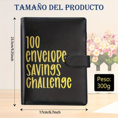 A5 Savings Booklet Notebook Light Yellow Storage Album