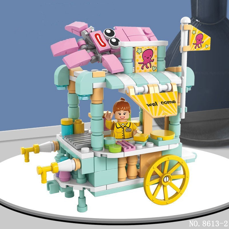 Snack Car Building Blocks Set for Kids