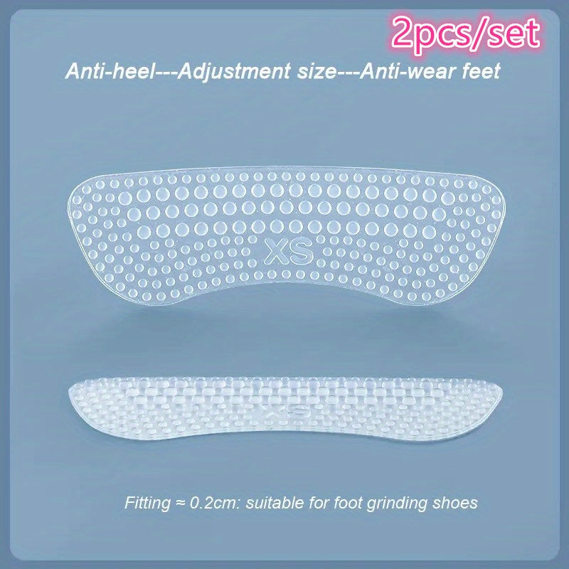 Silicone Heel Stickers Heels Grips Anti Slip Cushions Pads Foot Care