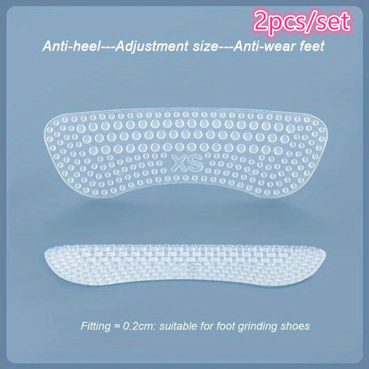 Silicone Heel Stickers Heels Grips Anti Slip Cushions Pads Foot Care