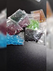 120 Pcs Birthstones Glass Crystal Jewelry Accessories