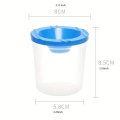 4pcs Pen Washing Cup Leak-proof Mixing Cup Portable Acrylic Watercolor