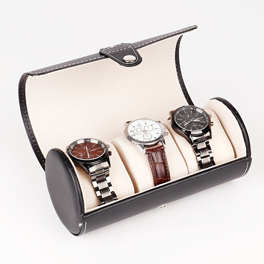 Vintage Three Tube Watch Box Watch Storage Display Watch Convenient Box