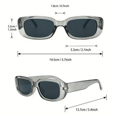 3 Pairs Jelly Sunglasses for Women Men UV400 Sun Shades Glasses