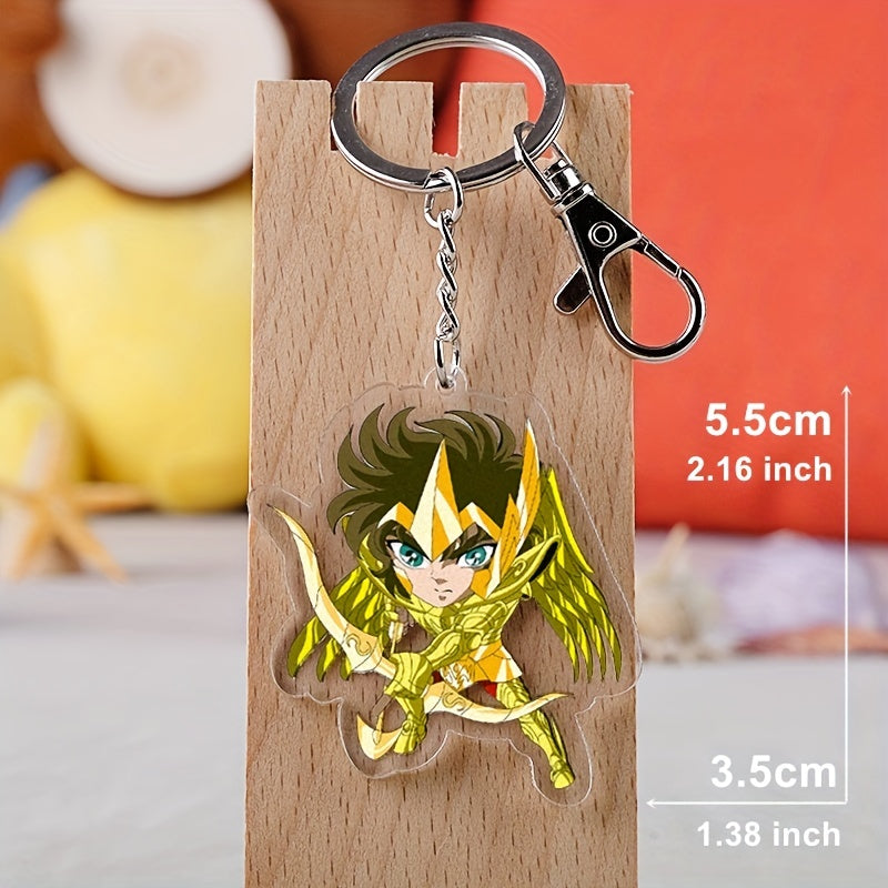 Anime Figure Keychain Toys Acrylic Two Sided Manga Key Chain