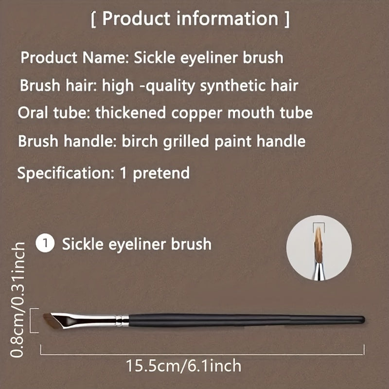 Precision Eyeliner Brush for Detailed Application