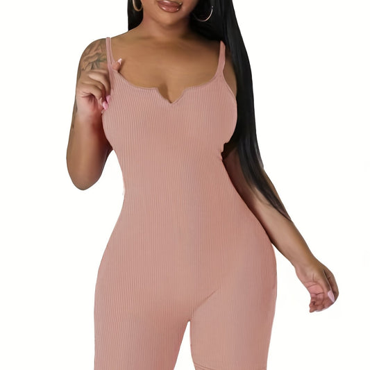 Casual Spaghetti Romper Jumpsuit for Summer