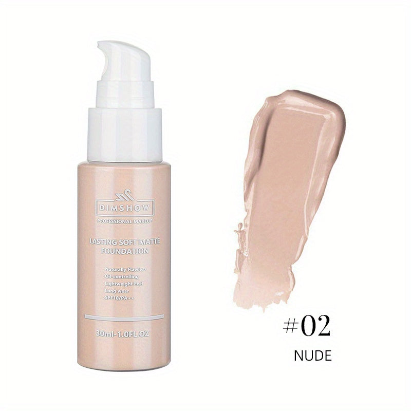 Matte Control Liquid Foundation Waterproof Contouring Concealer Cream
