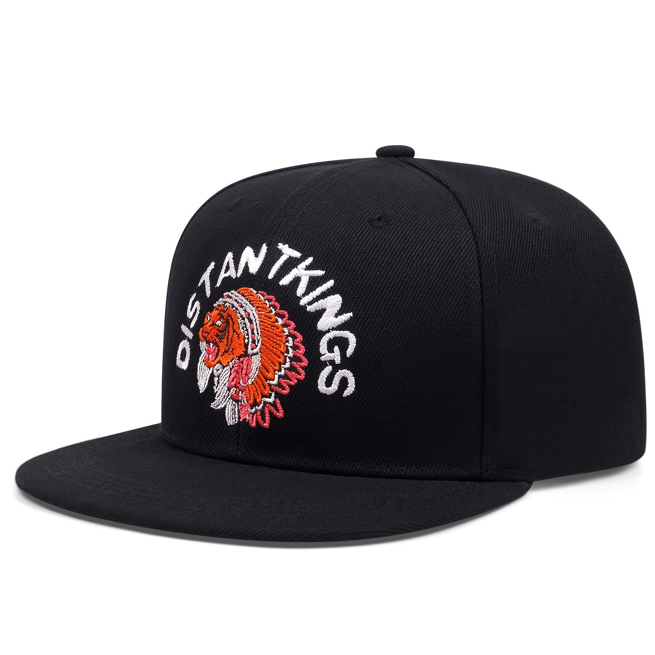 Men's Embroidery Hip Hop Flat Brim Baseball Cap