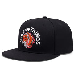 Men's Embroidery Hip Hop Flat Brim Baseball Cap