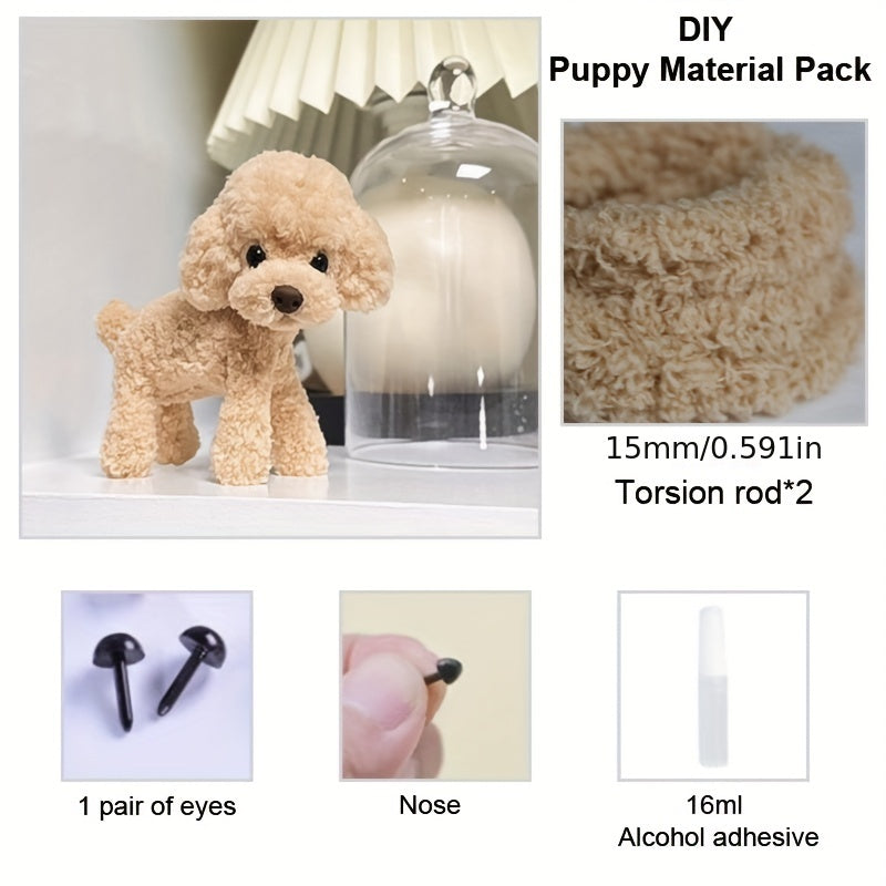 DIY Puppy Hair Strip Kit - Thick and Dense Hair Root Material Package