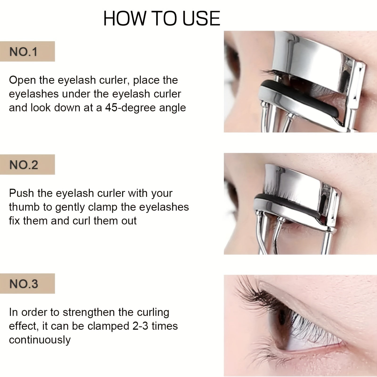 Eyelash Curler Lash Curler With 10 Extra Silicone Pads