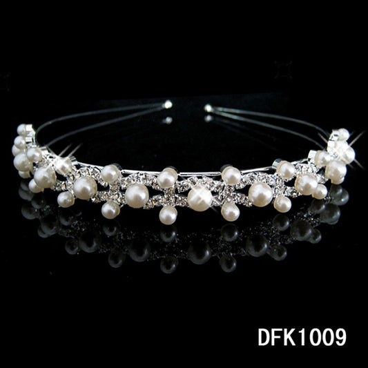 Rhinestone Wedding Headband Bridal Tiara Wedding Headpiece Bride Accessory