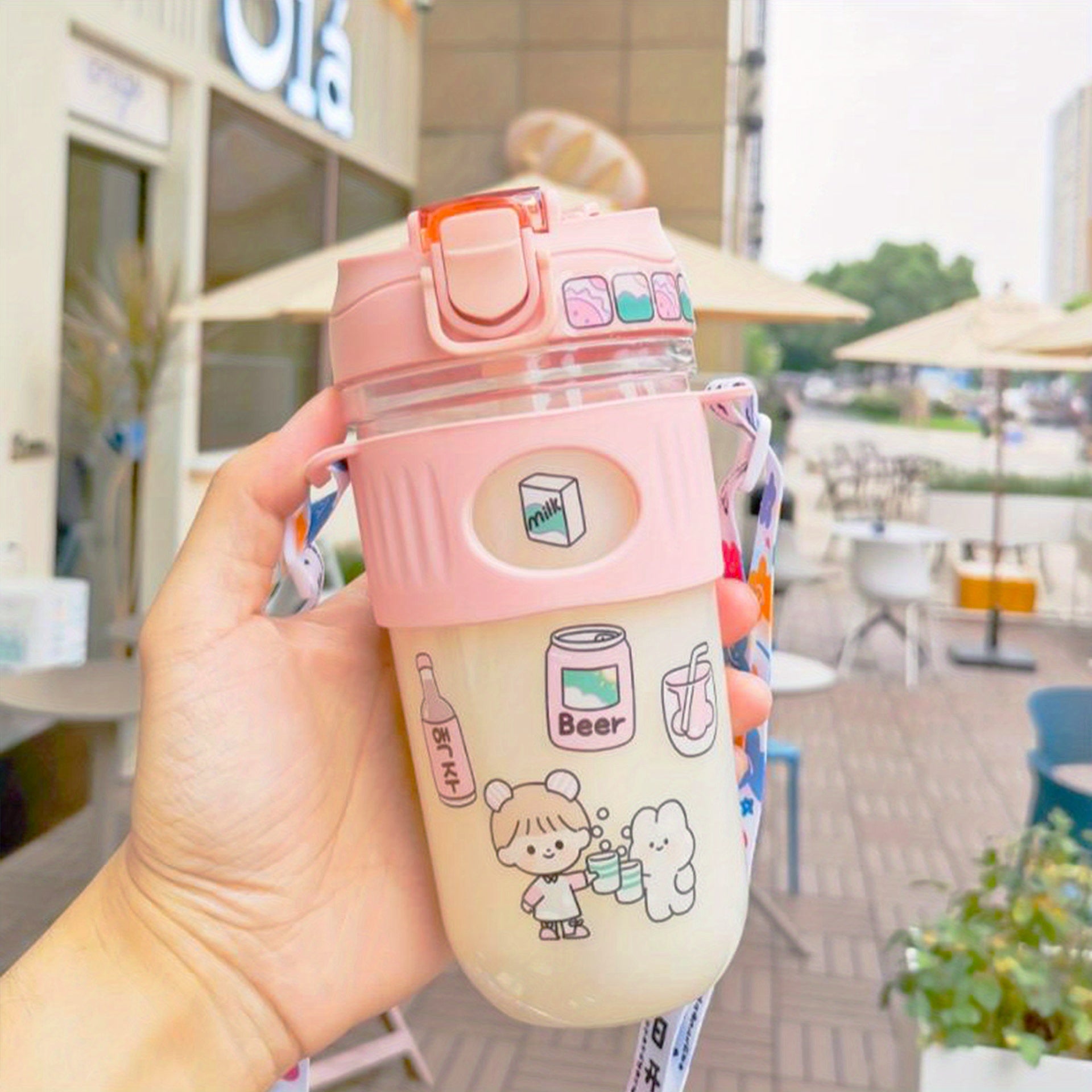 Portable Double Drinking Cup for Hydration On the Go