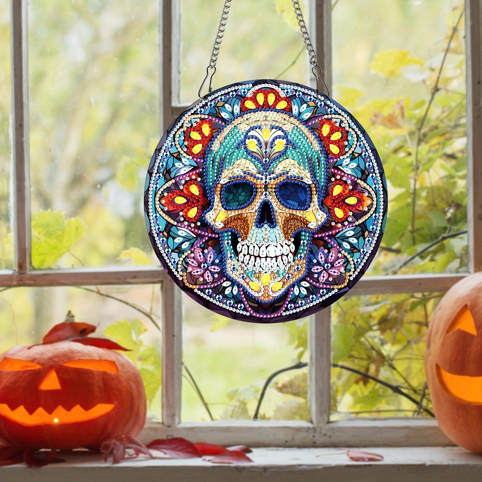 Skull Pattern Artificial Diamond Painting Kit DIY 5D Diamond Art Kit