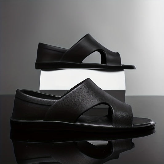 Men's High Heels Sandals Quick Dry Open Toe Beach Shoes