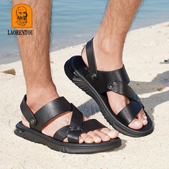 Men's Leather Outdoor Casual Sandals