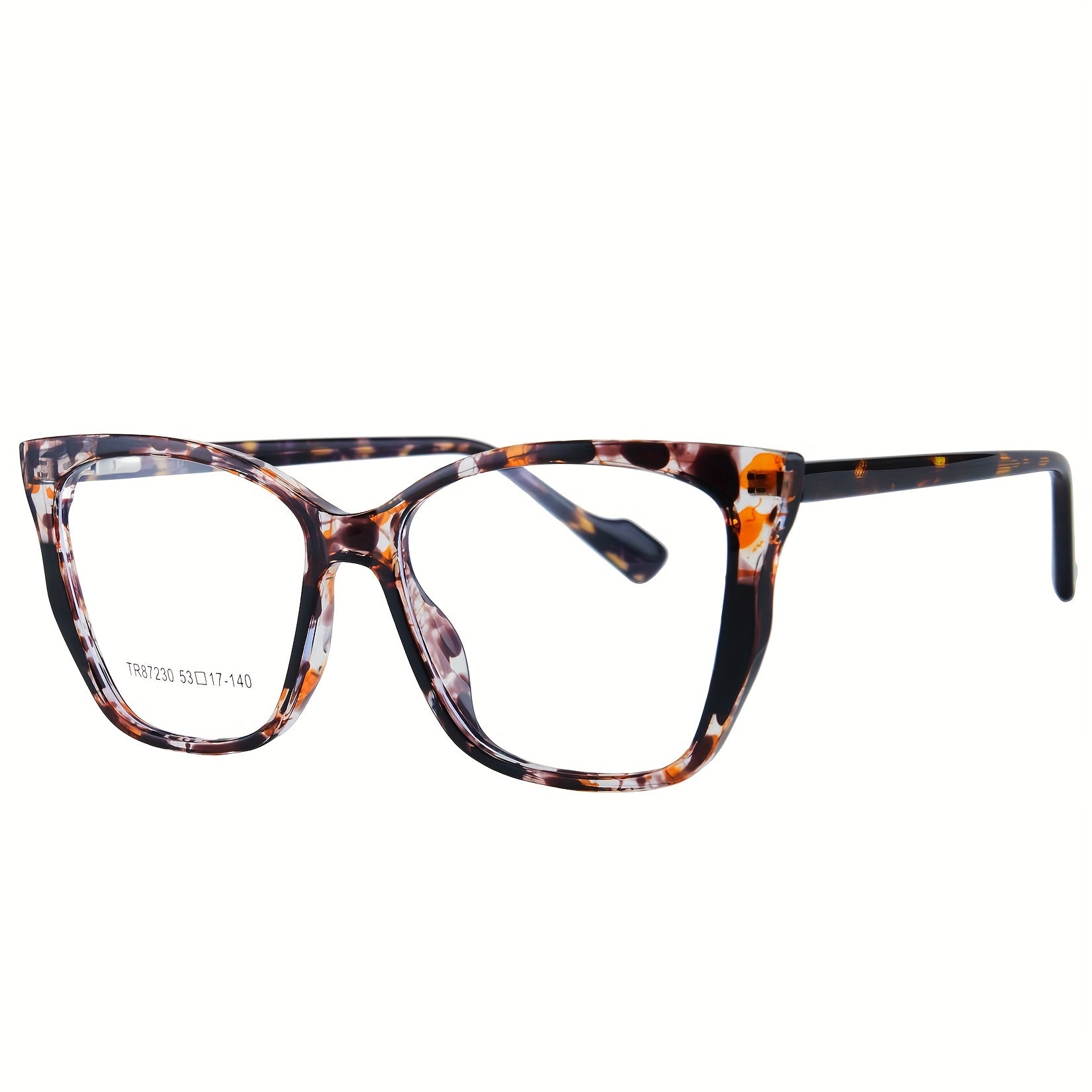 Women Oversized Cat Eye Computer Glasses Block Light Relieve Eye Fatigue