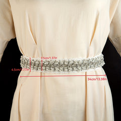 Floral Hollow Wedding Bridal Dress Waistband