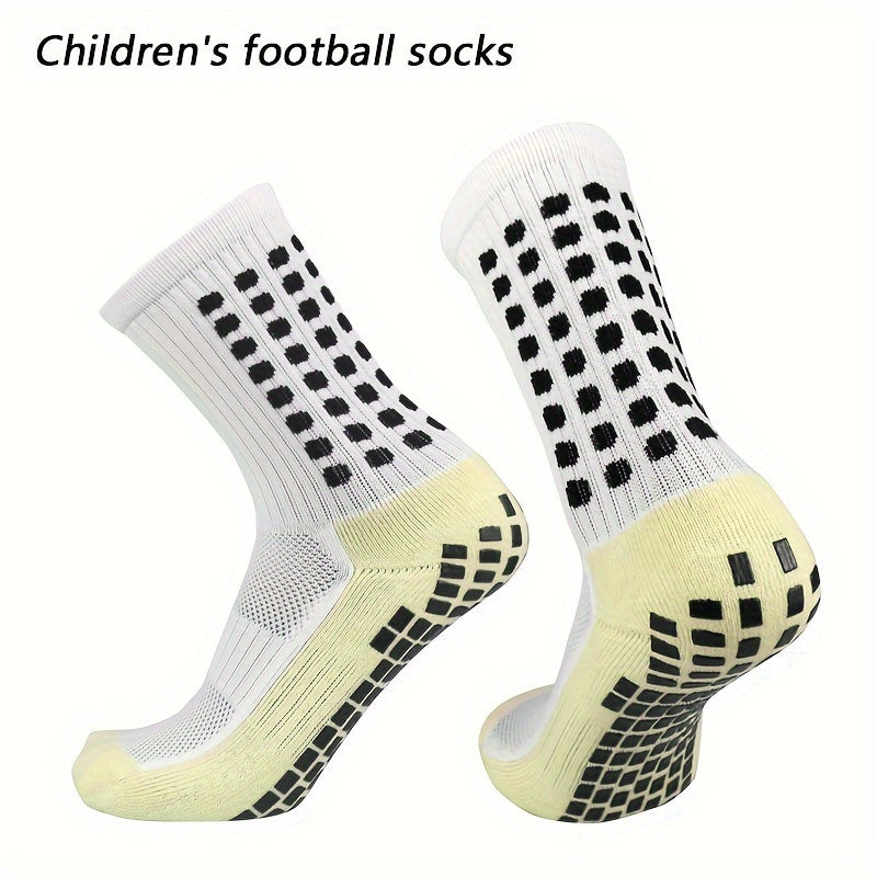 Kids Anti-Slip Sports Socks EU35-39 with Grip Pads