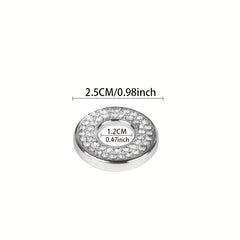 4pcs Car Door Bolts Glitter Diamond Decoration Trims for C Class GLC260