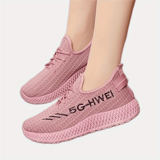 Women's Knit Sports Shoes Lightweight Outdoor Running Sneakers