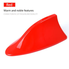 Car Modified Shark Fin Roof Fin Antenna Decorative Perforation Accessory