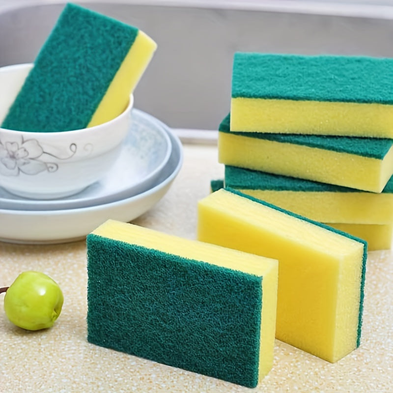 Polyester Cleaning Sponge for Kitchen Daily Use - Pack of 30pcs