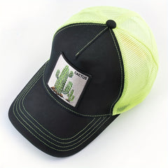 Sunshade Cactus Embroidery Print Baseball Cap for Outdoor Sport