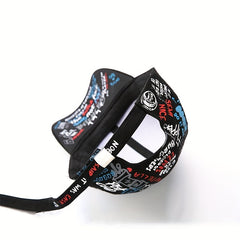 Cartoon Graffiti Hipster Peaked Hat Street Baseball Cap Adjustable