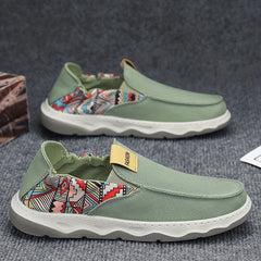 Men's Breathable Slip On Canvas Shoes for Walking