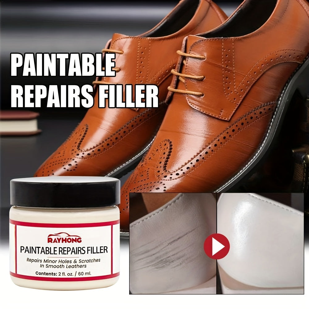 Leather Filler For Repairing Holes Tears Cracks Scratches Flexible