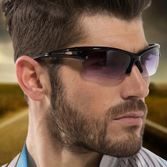 Men's Windproof Sandproof Cycling Glasses UV Protection Sunglasses