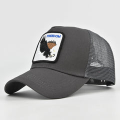 Animal Embroidery Sunshade Hip Hop Baseball Cap
