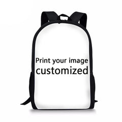 Avocado Print School Backpack for Teenage Girls