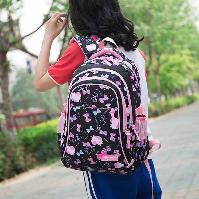 3pcs/Set Girls School Bags Waterproof Backpacks Child Mochila