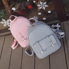 3pcs/Set Women Pu leather backpack Girls Small Backpacks Lady Composite Bag Moch