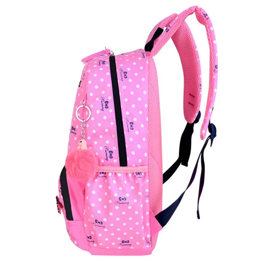 3pcs Printing School Bags Backpacks Kids Lovely Child Backpack