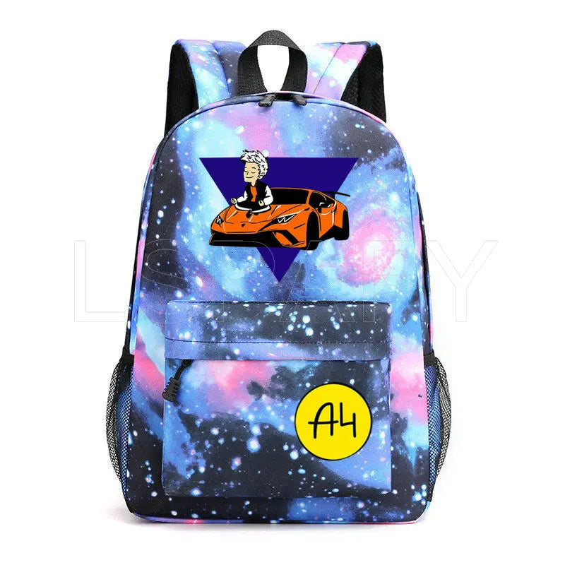Vlad A4 Printing School Backpack for Teenagers
