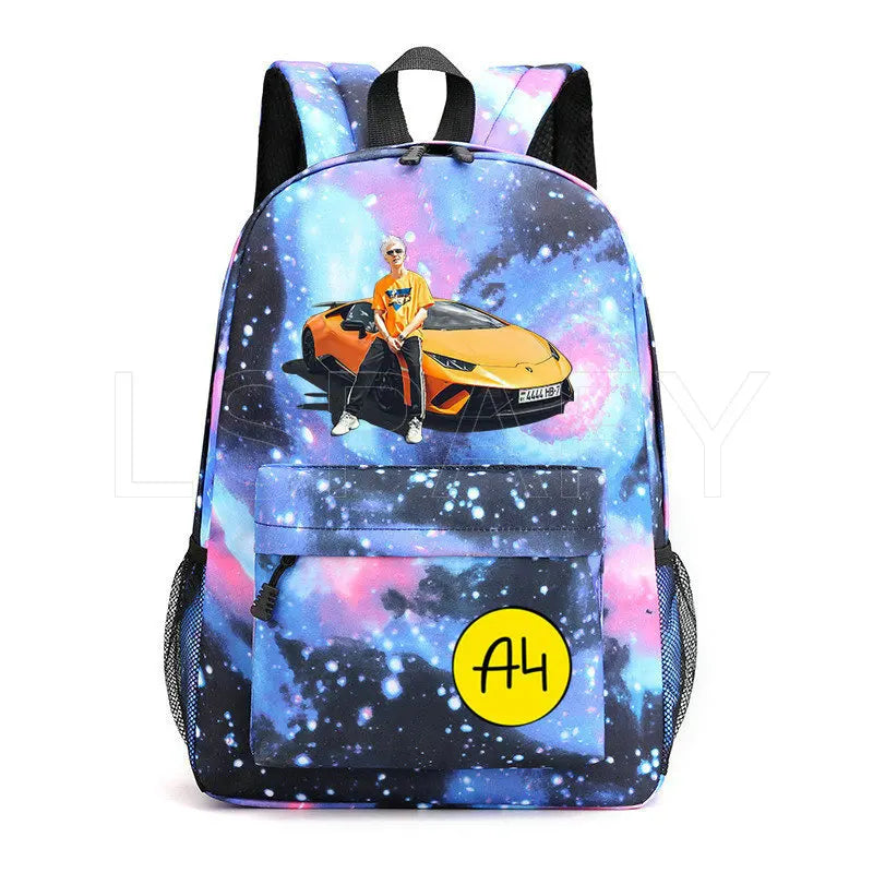 Vlad A4 Printing School Backpack for Teenagers