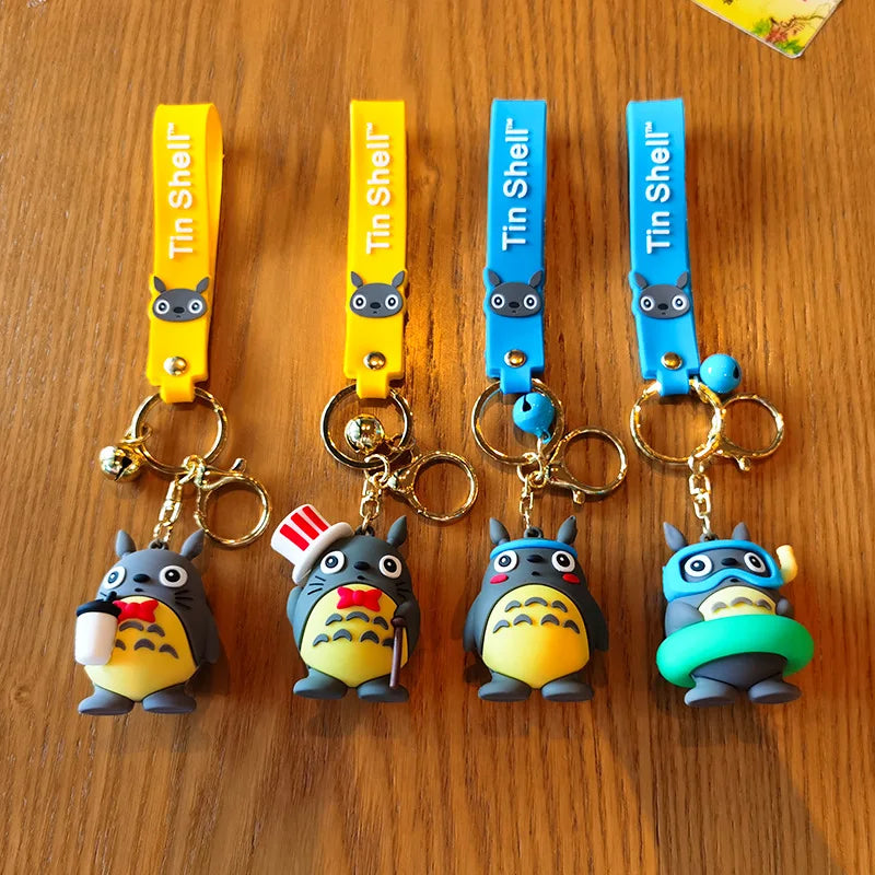 Totoro Key Bag Couples Car Key Chain Pendant Bag Accessories