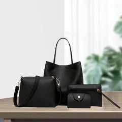 4 IN 1 Woman Bag Shoulder Bag Messenger Bag Wallet Handbag