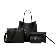 4 IN 1 Woman Bag Shoulder Bag Messenger Bag Wallet Handbag