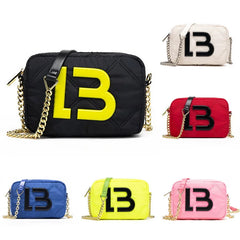 Spain Style Women Shoulder Bag Leather/Nylon Crossbody Commuting Bag